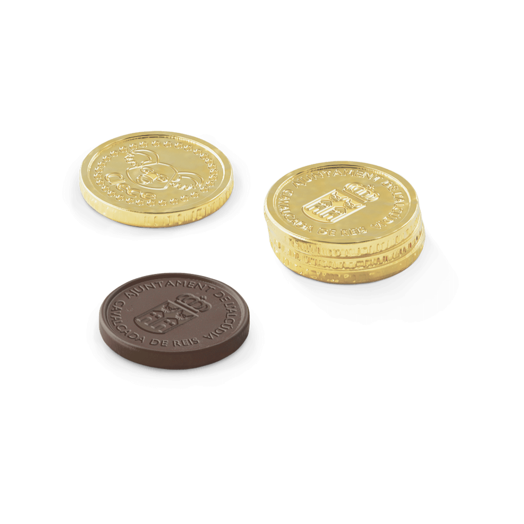 Monedas de Chocolate 690 gr Frasco GRANDE –